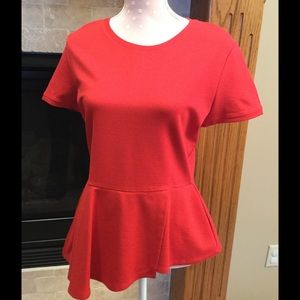 $Price Reduced$ BCBG HARLEE Peplum Top