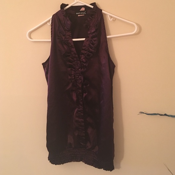 Eggplant dress shirt