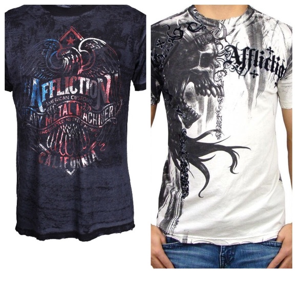 Affliction shirts - Picture 1 of 1