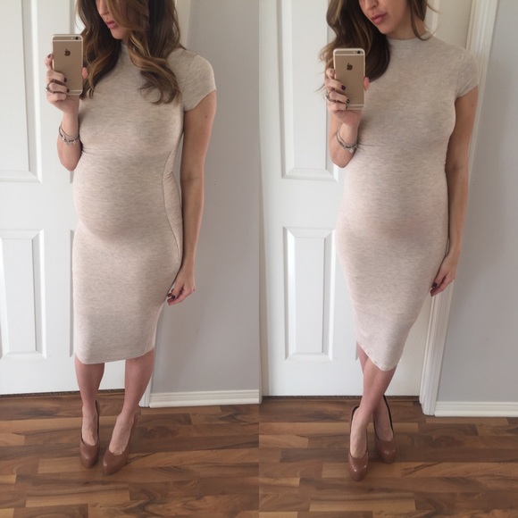 Dresses & Skirts - SOLD OUT • Oatmeal Marbled Midi Dress