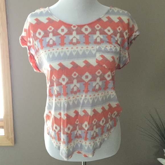 PacSun (Kirra brand) size S tribal print tee