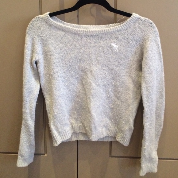 Grey Abercrombie kids sweater