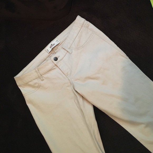 Hollister Light Khaki Skinny Jeans