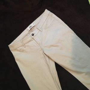 Hollister Light Khaki Skinny Jeans