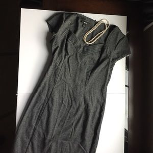 Grey pencil dress