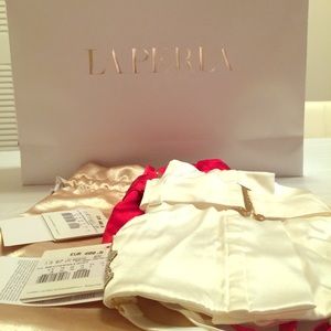 La Perla Seta Garter Belt Set.