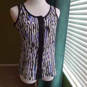 Banana Republic sheer sleeveless blouse