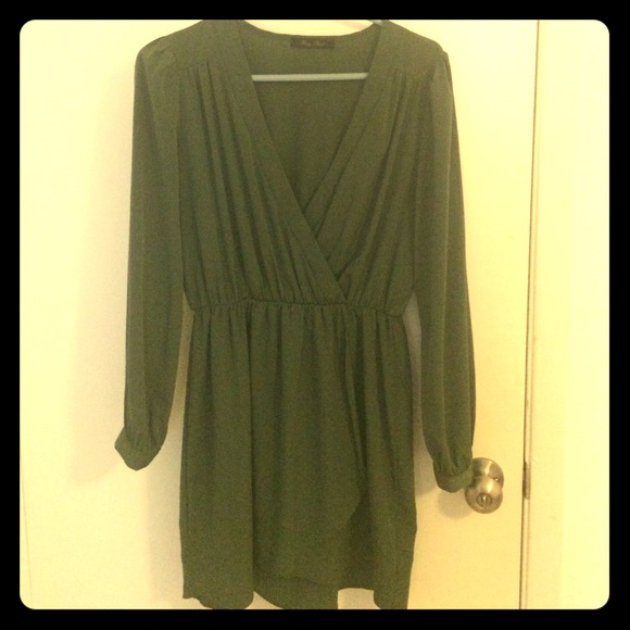Hunter green dress