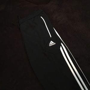 Classic 3 stripe adidas track pants