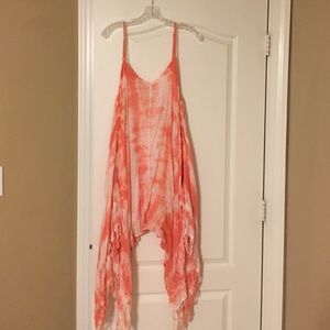 Billabong tie dye fringe dress