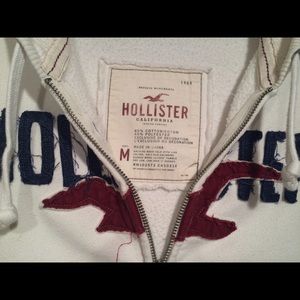 Hollister logo-graphic hoodie