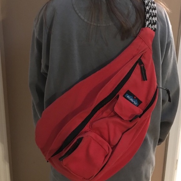 Kavu Handbags - Red Kavu Rope Bag