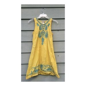 Yellow summer dress