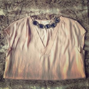 H&M soft pink blouse 4