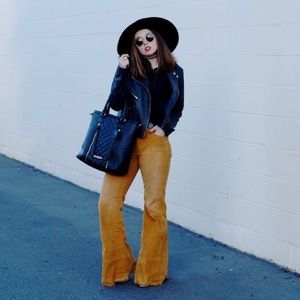 Free People Flare Corduroys