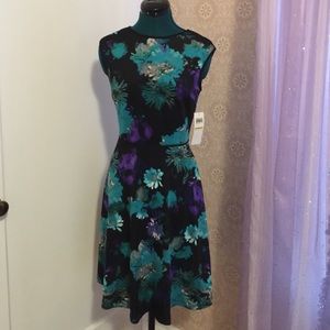 Maggy London floral fit and flare