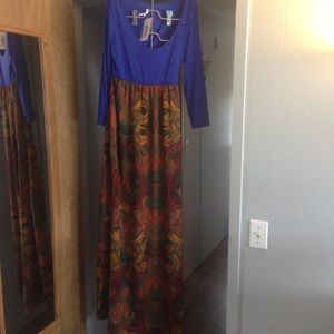 Multi colored maxi dress