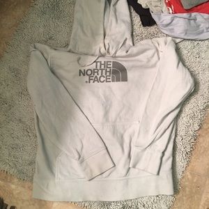 white north face hoodie