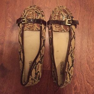 Michael Kors Driving Shoes - Animal Print