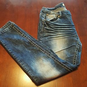 Acid Wash Skinny Jeans