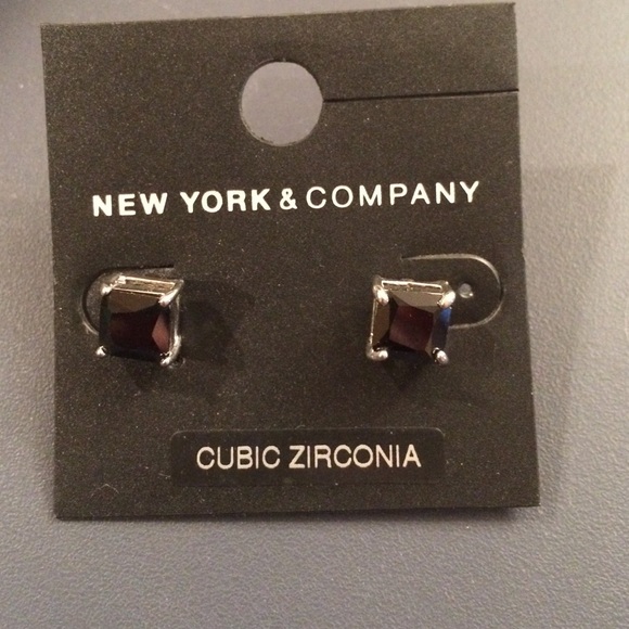 Black Cubic Zirconia Earrings