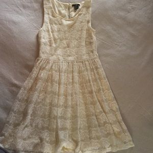 H & M Ivory lace dress. Xs