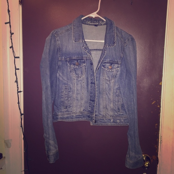 American Eagle Cropper Jean Jacket