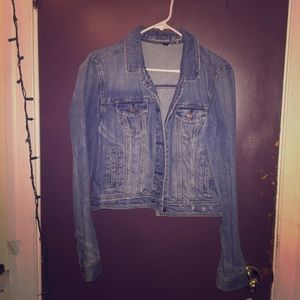 American Eagle Cropper Jean Jacket