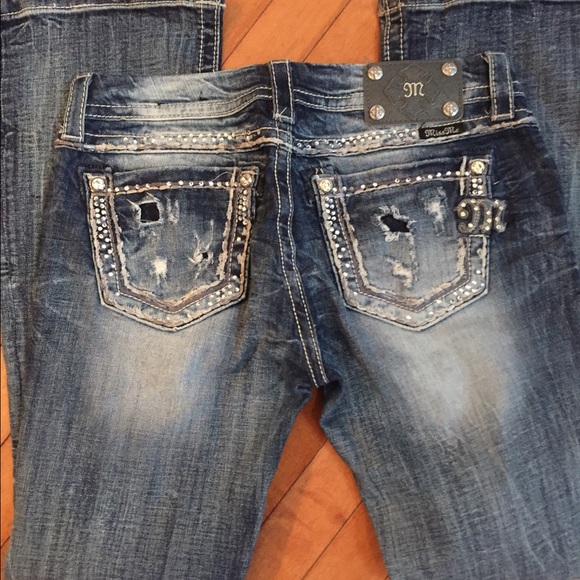 Miss Me Distressed Boot Cut Jeans