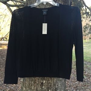 Sheer black cardigan