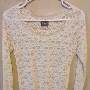 Lace Long Sleeve Top