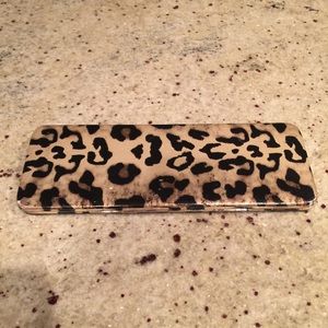 Leopard print fashion wallet