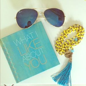 Yellow/Blue Statement Necklace 📿