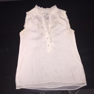 J crew silk sleeveless top