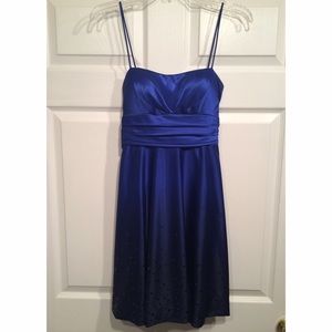Blue ombré homecoming dress