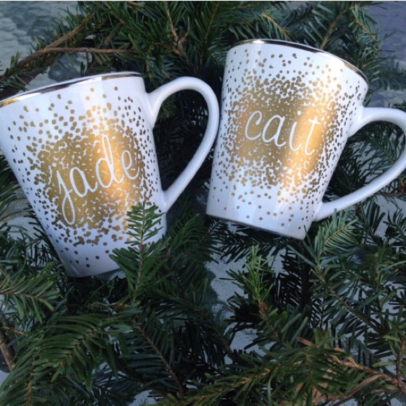 Personalized Gold Mug