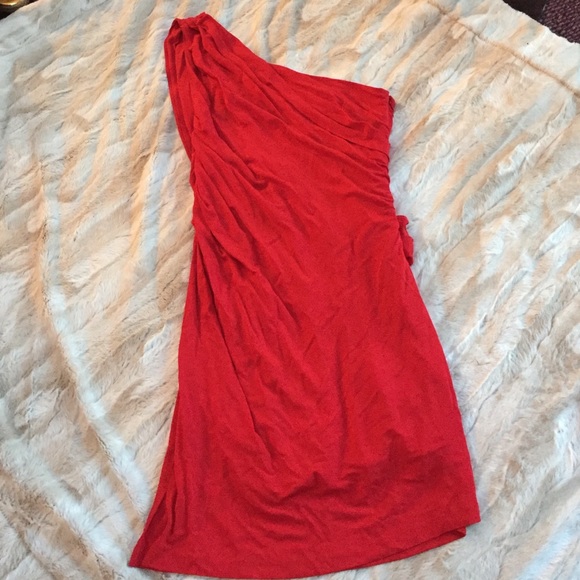 Haute Hippie one shoulder formal dress