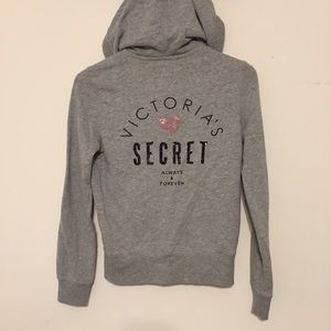 Victoria's Secret Zip Hoodie USED