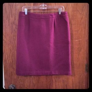 Purple Pencil Skirt