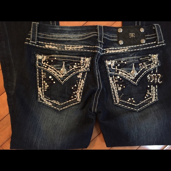 Miss Me Slim Boot distressed jeans