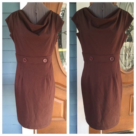 Merona Dresses & Skirts - MERONA Dark Brown Career Dress