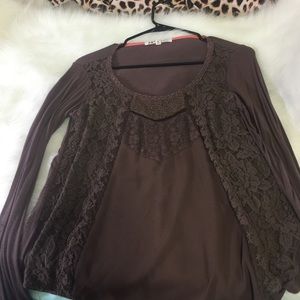 Really nice brown shirt from the buckle store.