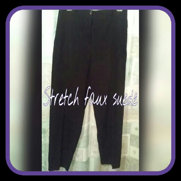 Flash Sale! Talbots sueded lycra sz. 8 2pc suit - Picture 3 of 3