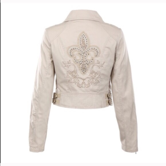 Monoreno Jackets & Blazers - 🌞2for25$Cotton zip up jacket w/appliqué detail