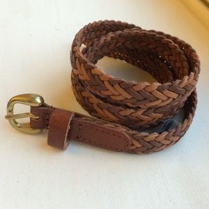 Jcrew woven leather belt