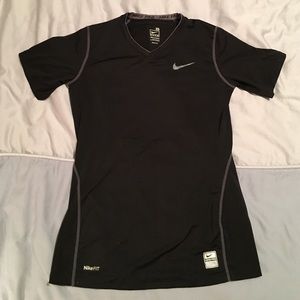 Sale! Nike Pro FitDry black v neck workout shirt