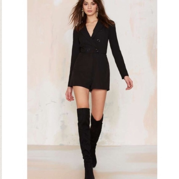 NWT Nastygal Blazer Romper - Picture 2 of 3