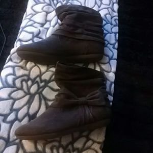 Dark brown rampage booties