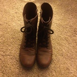 Madden Girl combat boots