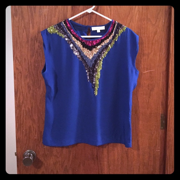 Sparkly Blue Top